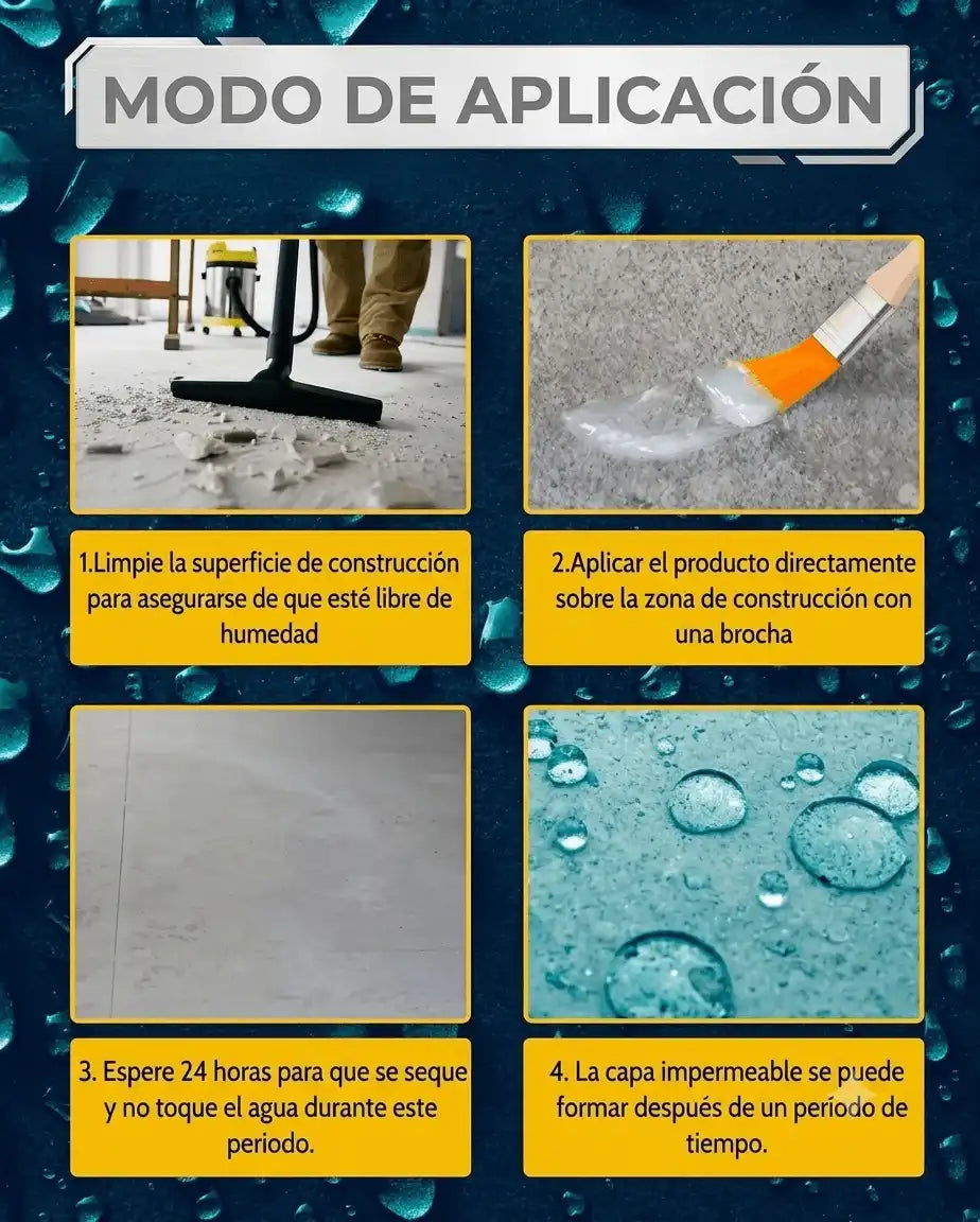 🚨 Sellador Impermeable Antigoteras con Brocha 300g | Repara Filtraciones al Instante